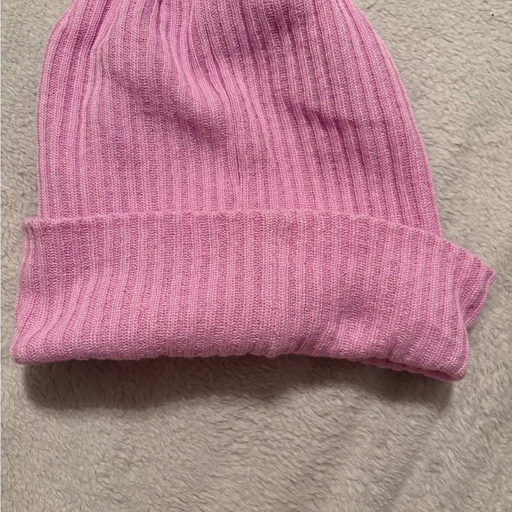 Adidas Light Pink Knit Beanie - Picture 2 of 3